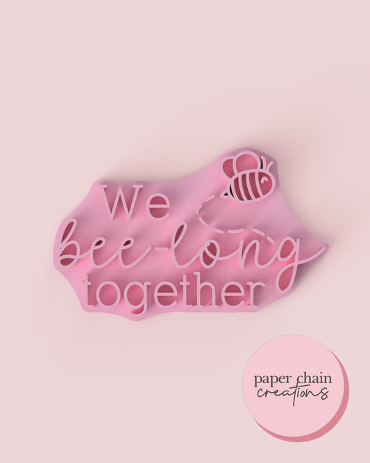 We bee-long together Fondant Embosser