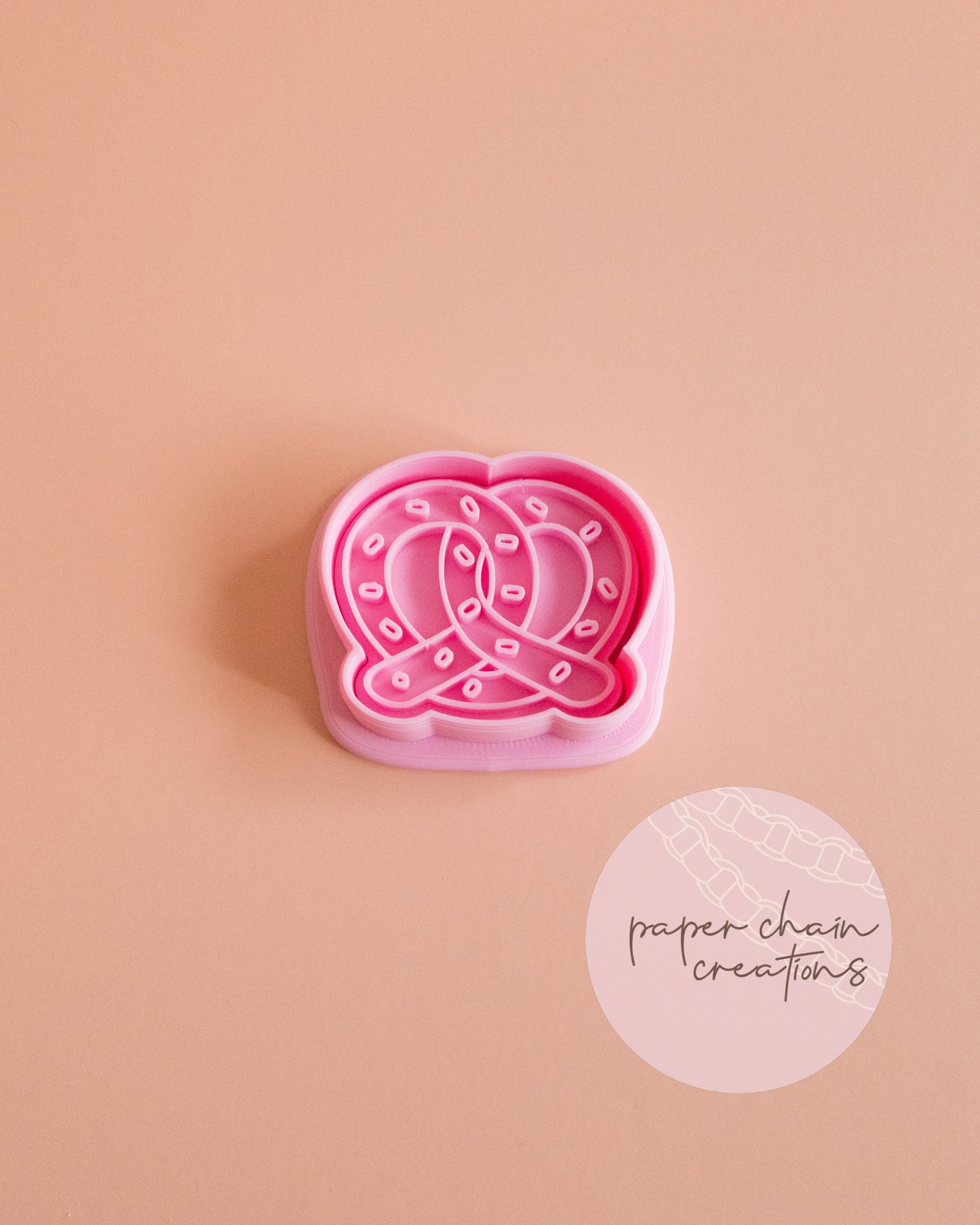 Pretzel Cookie Cutter and Fondant Embosser