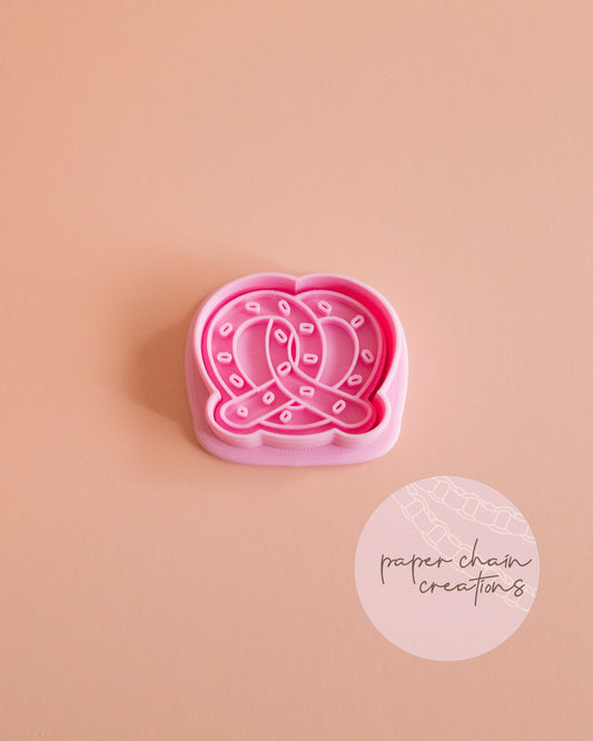 Pretzel Cookie Cutter and Fondant Embosser