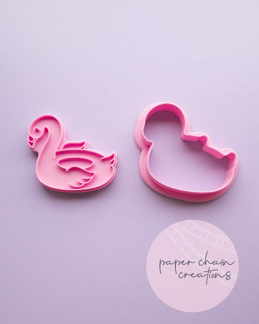 Flamingo Floaty Cookie Cutter and Fondant Embosser