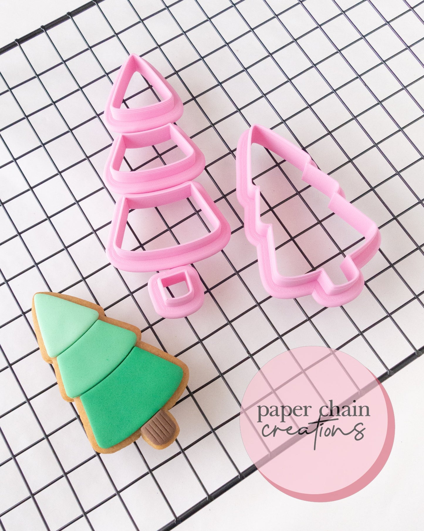 Christmas Tree V2 Cookie Cutter SET