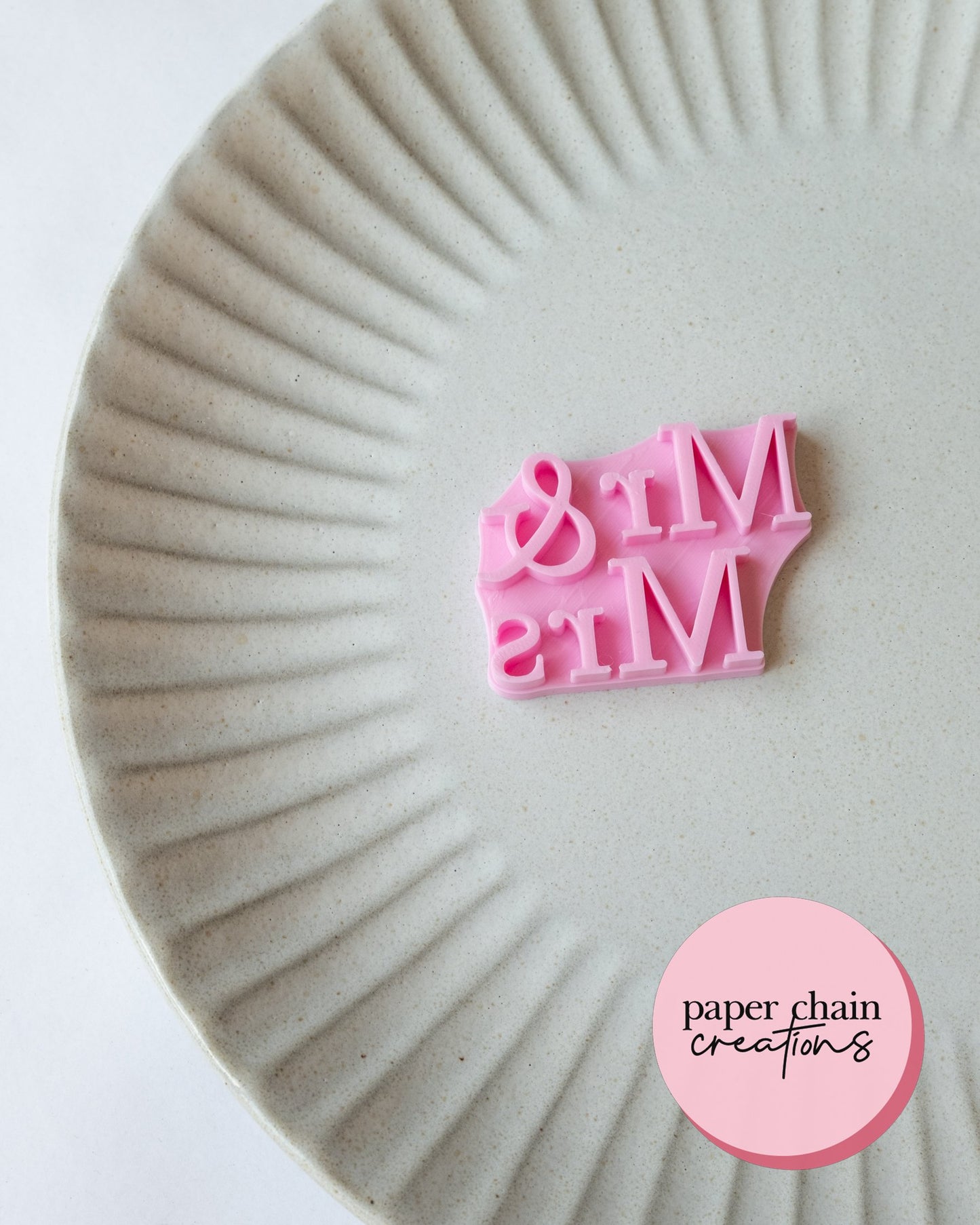 Mr & Mrs Fondant Embosser