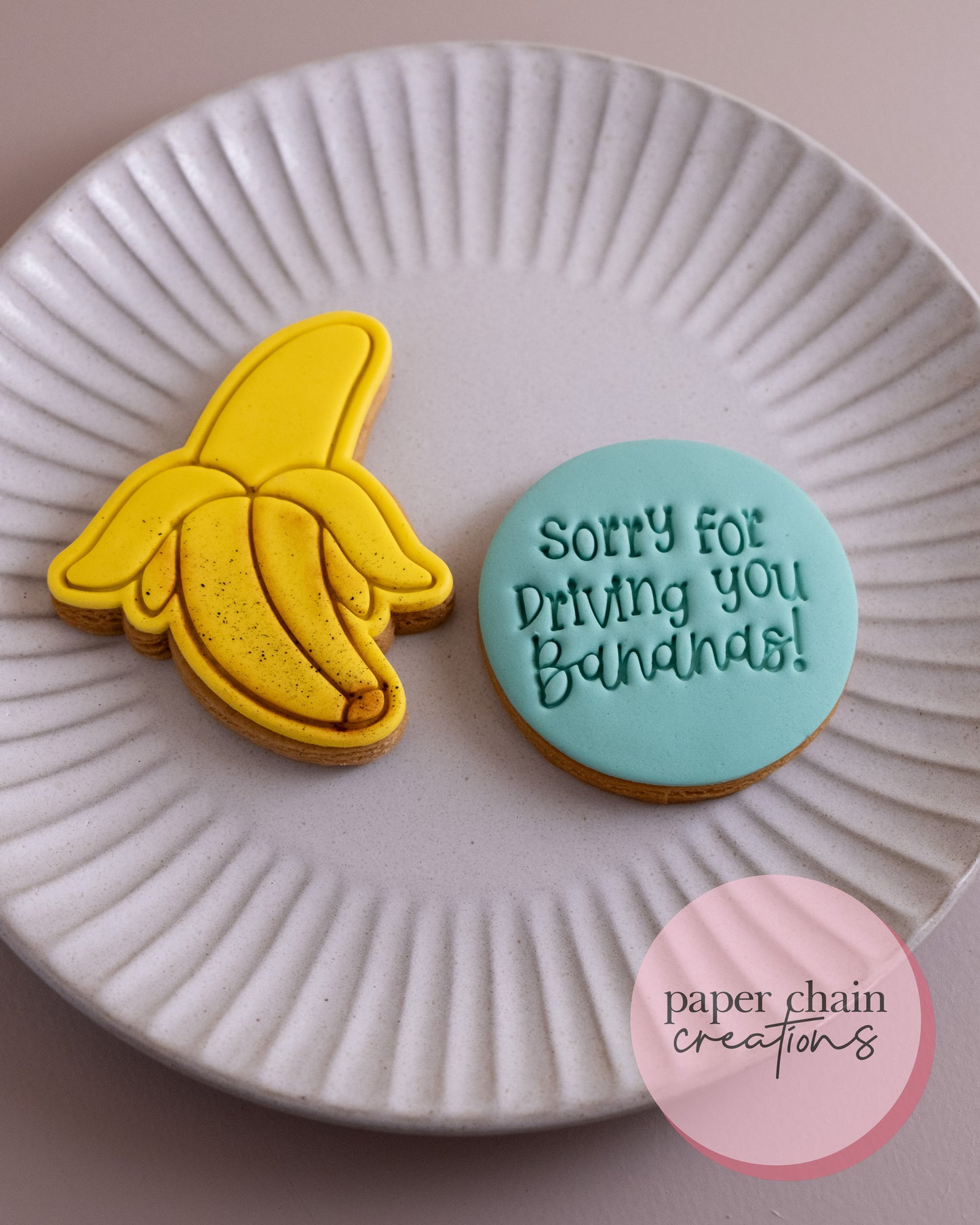 Sorry for Driving you Bananas! Fondant Embosser