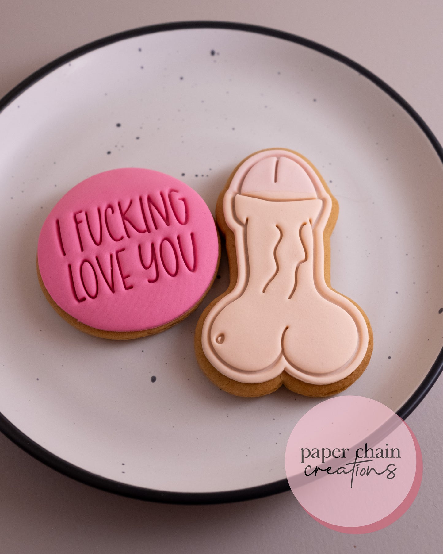 Uncircumcised Penis Cookie Cutter and Fondant Embosser