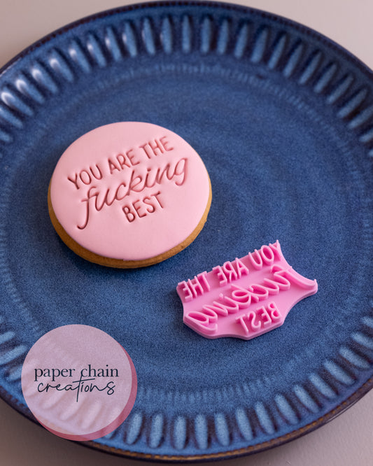 You are the fucking best Fondant Embosser