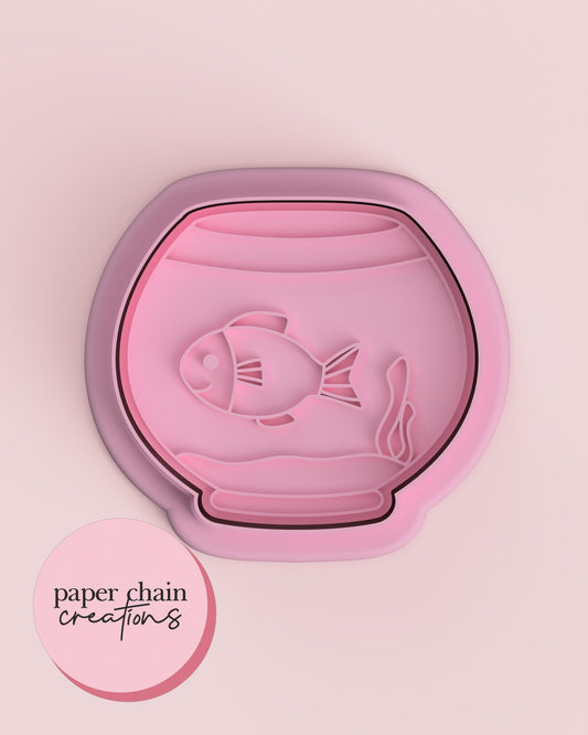 Goldfish Bowl Cookie Cutter and Fondant Embosser