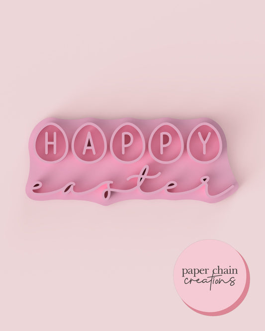 Happy Easter V6 Fondant Embosser