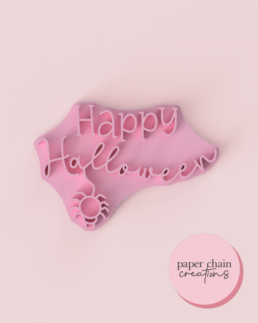 Happy Halloween Fondant Embosser