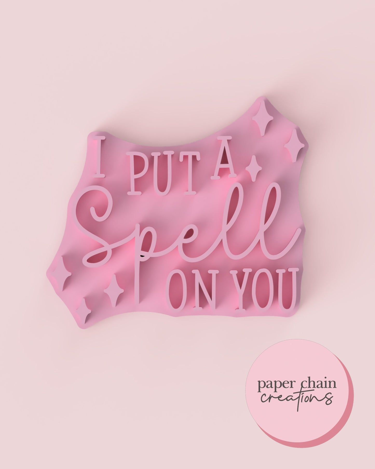I Put a Spell on You Fondant Embosser