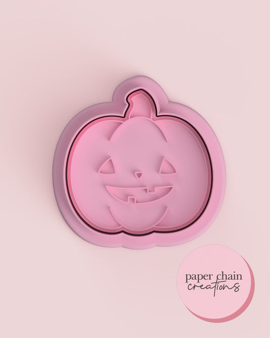 Jack O Lantern Cookie Cutter and Fondant Embosser
