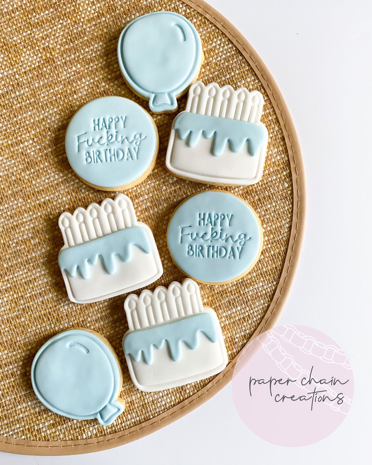 Happy Fucking Birthday Embosser