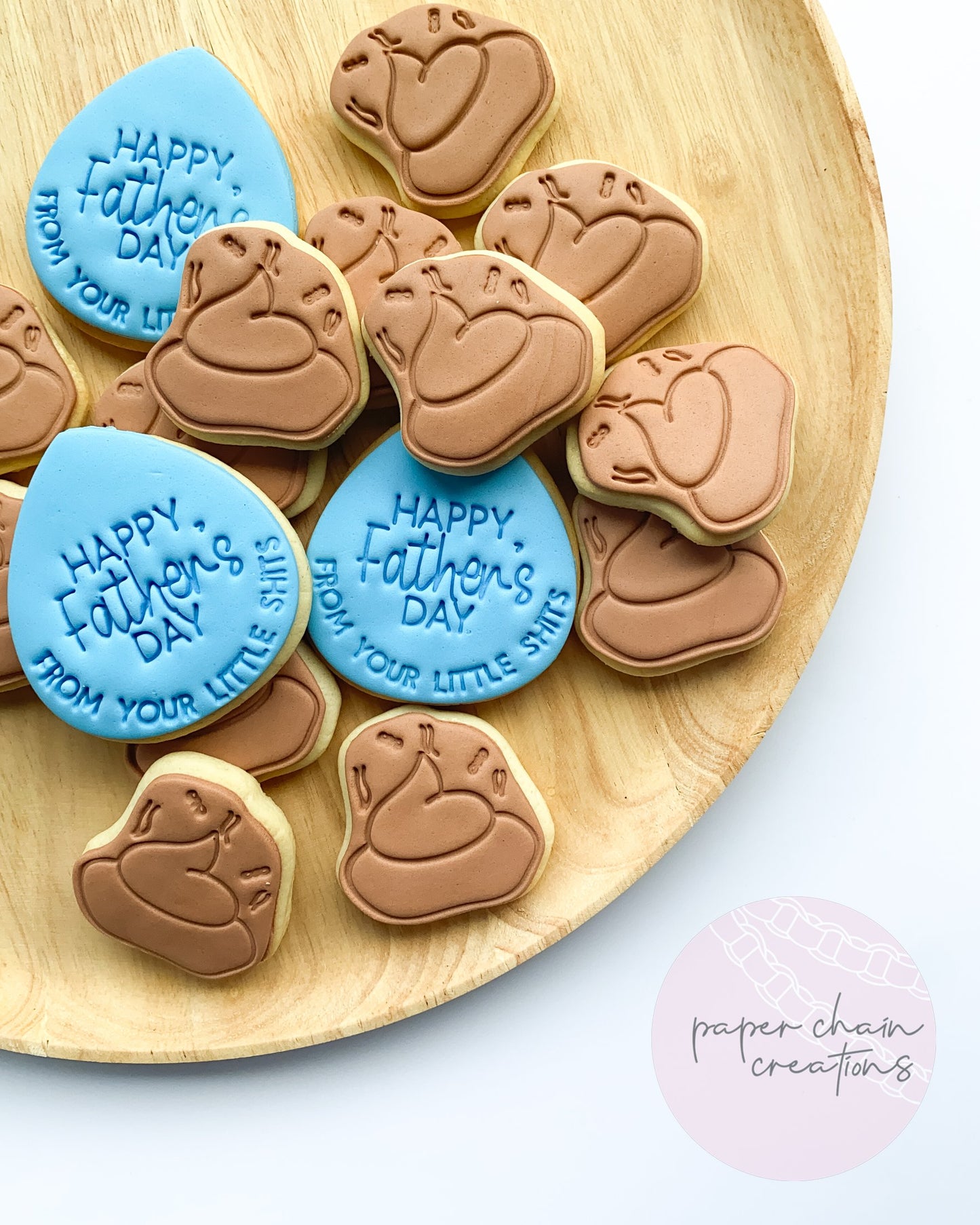 Happy Father's Day from your little shits Fondant Embosser