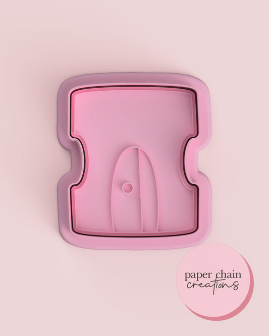 Sharpener Cookie Cutter and Fondant Embosser