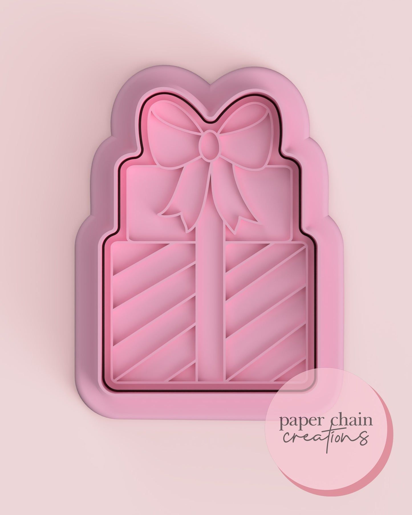 Stack of Presents V2 Cookie Cutter and Fondant Embosser