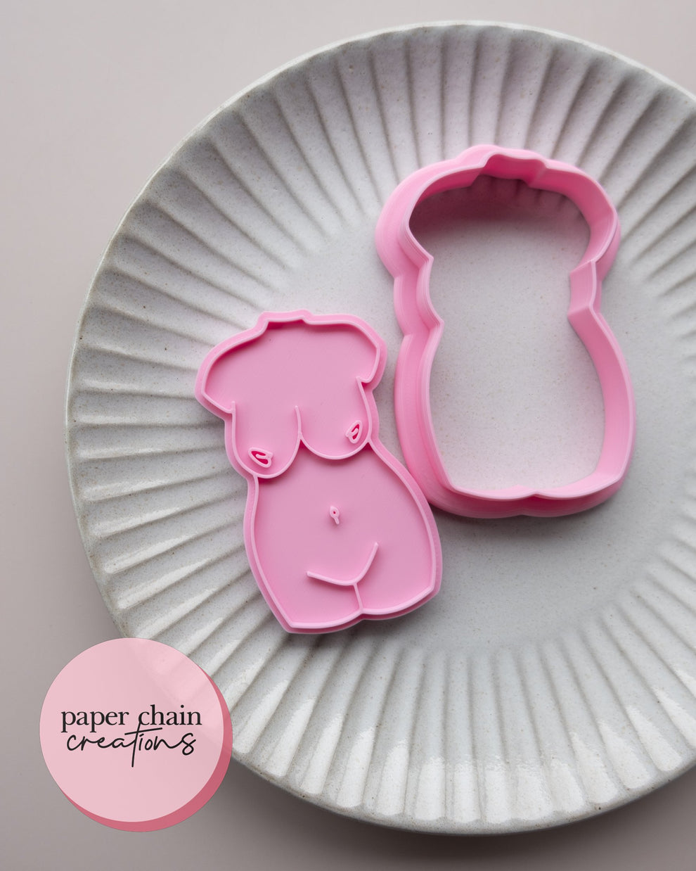 Curvy Women Cookie Cutter and Fondant Embosser – Paper Chain Creations