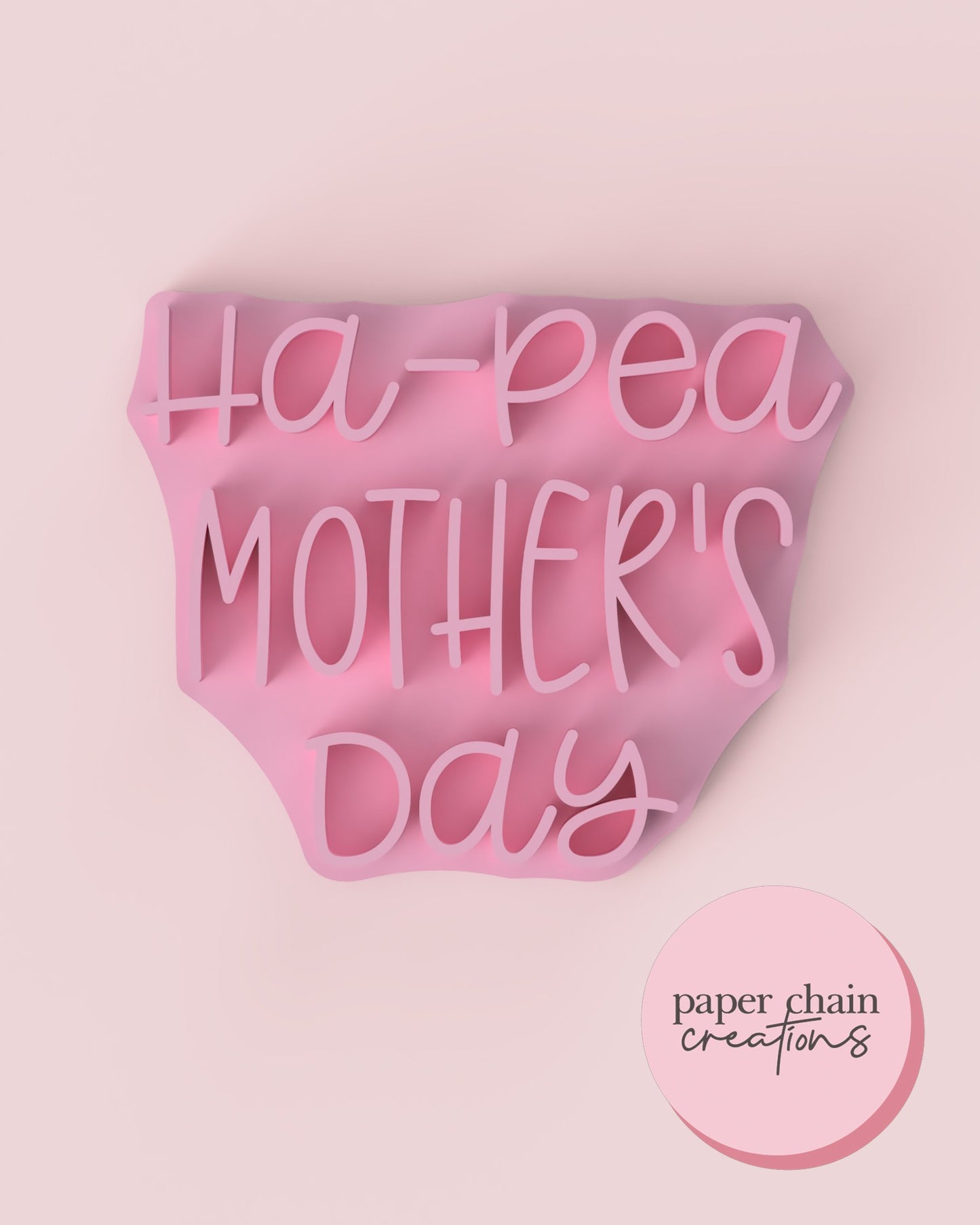 Ha-pea Mother's Day Fondant Embosser