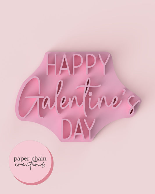 Happy Galentine's Day V2 Fondant Embosser