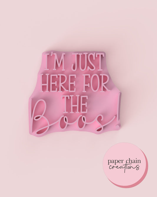 I'm Just Here for The Boos! Fondant Embosser
