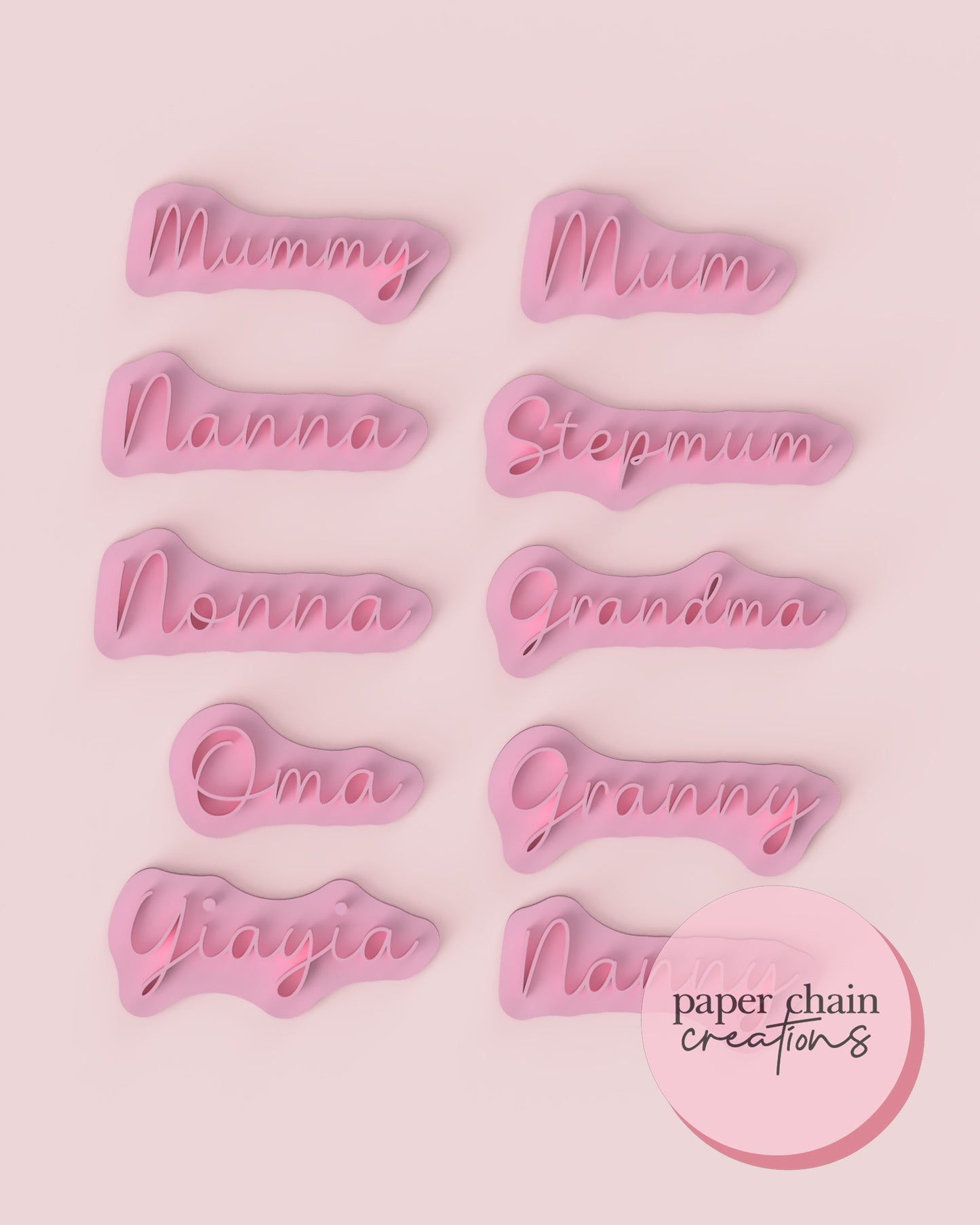Mother's Day Name Embossers