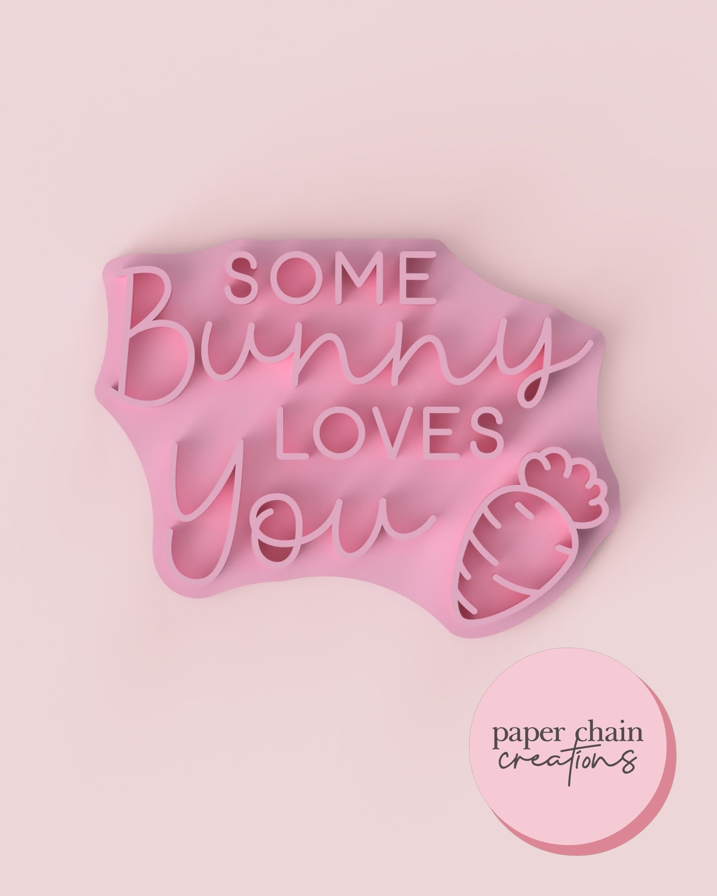 Some Bunny Loves You Fondant Embosser