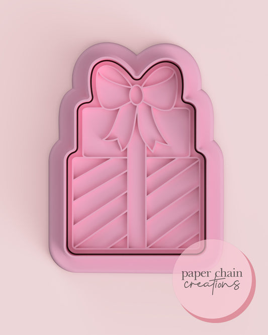 Stack of Presents V2 Cookie Cutter and Fondant Embosser