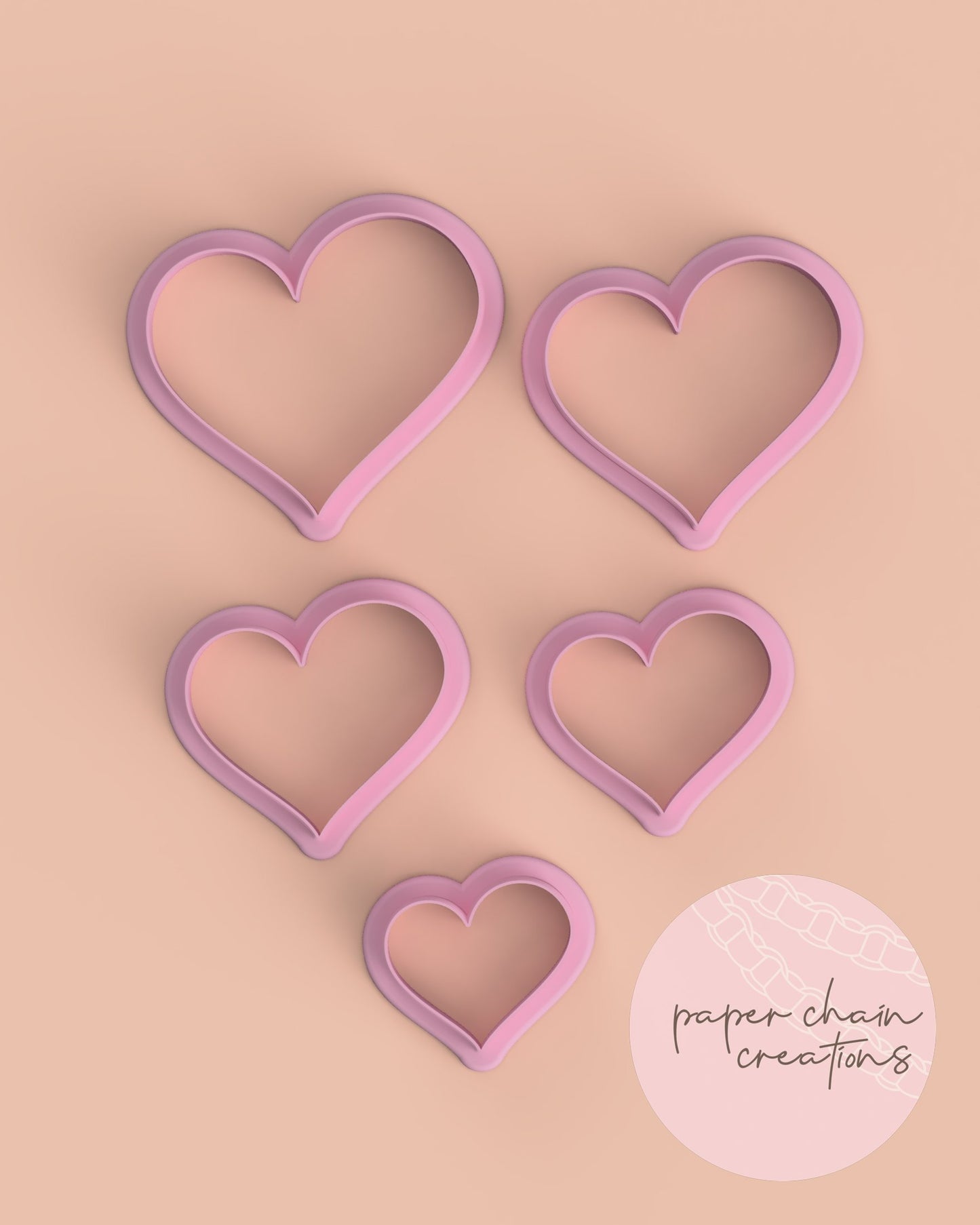 Uneven Heart Cookie Cutter