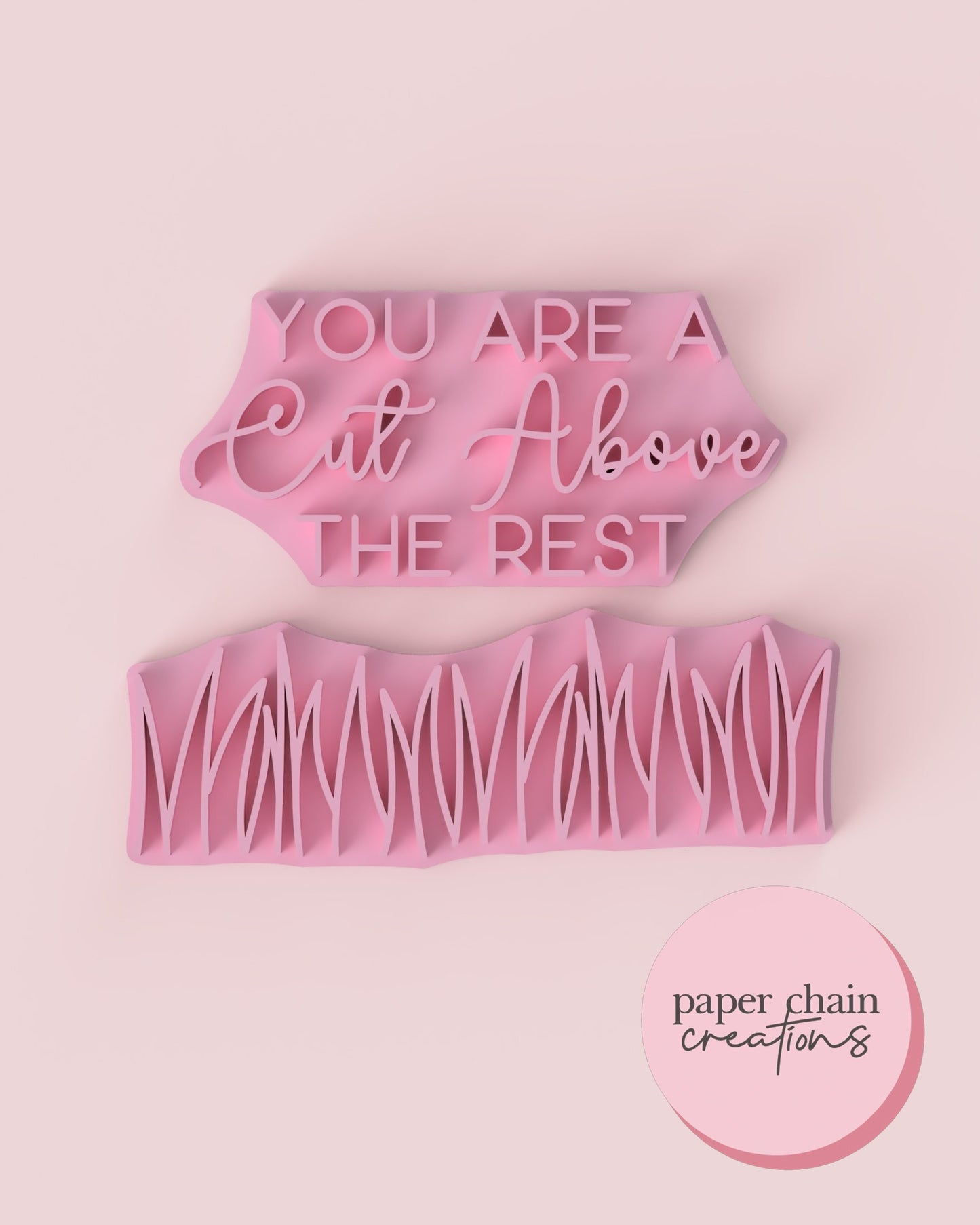 You are a Cut above the Rest Fondant Embosser