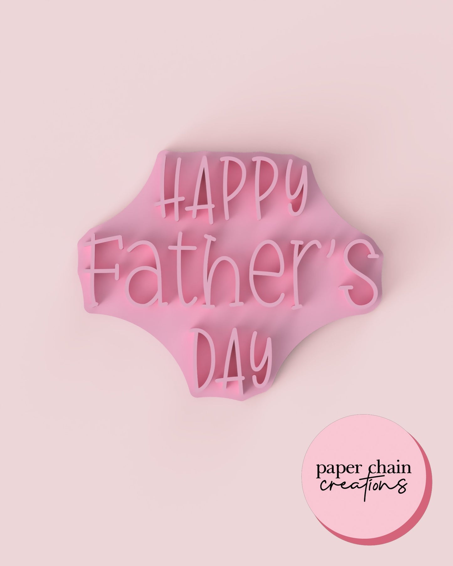 Happy Father's Day V3 Fondant Embosser